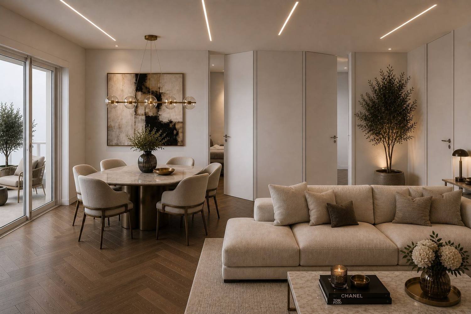 Living and dining, T2